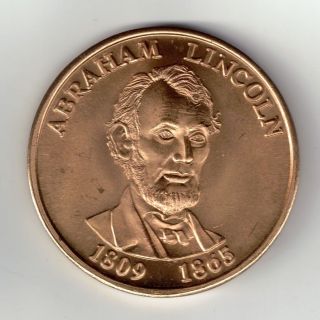 Abraham Lincoln 16th President Commemorative Medal photo