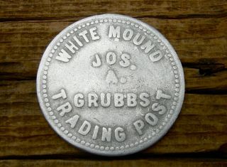 Old Allantown Arizona As (ghost Town) Jos Grubbs White Mound Trading Post Token photo