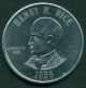 Henry M.  Rice Silver Dollar - Sized Medallion - Minnesota Exonumia photo 1