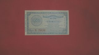50 Cents Port Authority Of N.  Y.  Bridge - Tunnel Toll Scrip (not Ny & Nj) 1935 photo