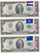 6 - 1976 $2 Two Dollar W/ First Day Issue & Postmarked April 13,  1976 Rare Small Size Notes photo 1