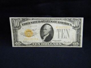 Fr.  2400 $10 1928 Gold Certificate photo