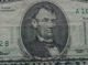 1995 Series A Federal Reserve 5 Dollar Double Printed Error Paper Money: US photo 5