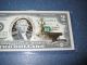 U S Navy $2.  00 Dollar Bill In Gold Hologram. . . Small Size Notes photo 1