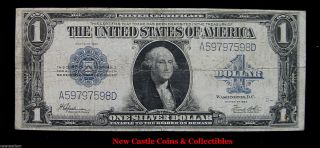 1923 $1 George Washington Large Size Silver Certificate.  Circulated.  Nr photo