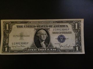 United States $1.  00 Silver Certificates photo