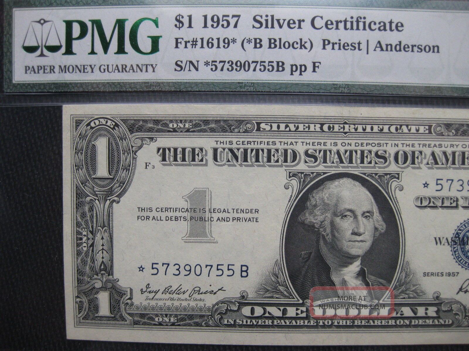 1957 silver certificate star note lookup