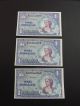 3x Series 661 Unc $1 One Dollar Military Payment Certificate S&h Us & Ca Paper Money: US photo 2