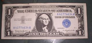Novelty Usa Dollar Bill Very Large 17 
