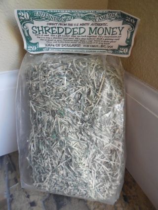 Shredded U.  S.  Money Cash Currency $100s Of Dollars - 165 Cubic Inches Of Cash photo