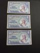 3x Series 661 Au $1 One Dollar Military Payment Certificate S&h Us & Ca Paper Money: US photo 2