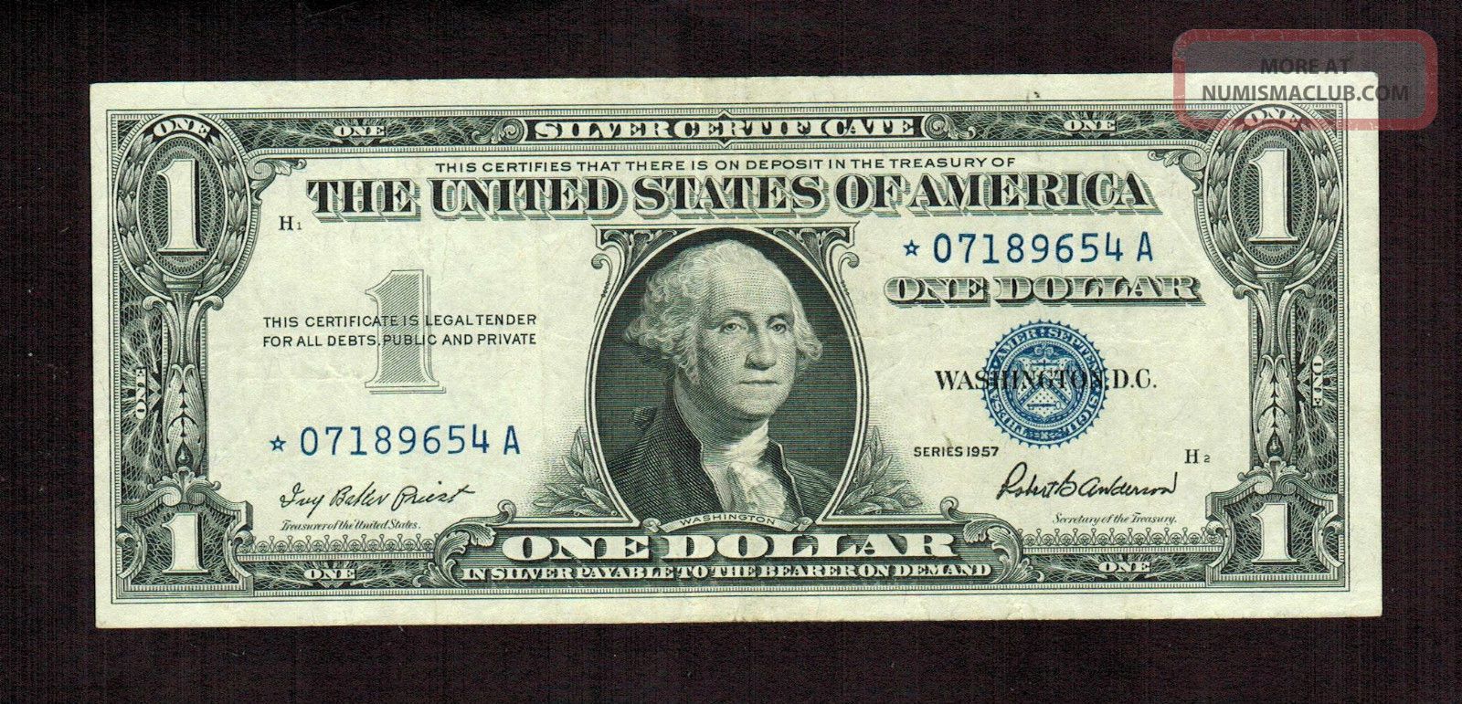 Star 1957 $1 Silver Certificate More Currency 4