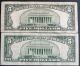 One 1953a $5 & One 1963 $5 Red Seal United States Note (a62658321a) Small Size Notes photo 1