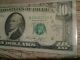 1974 - 10 - Doller - Fed.  Res.  Green Seal Us - Old Money Small Size Notes photo 1