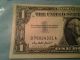 1 - Blue Seal 1957 1 - Doller Silver Cert.  Us Cresp Small Size Notes photo 1