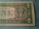 1 - Blue Seal 1957 1 - Doller Silver Cert.  Us Cresp Small Size Notes photo 5