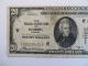 1929 $20 Federal Reserve Bank Of Richmond National Curreny Note,  Circulated Paper Money: US photo 1