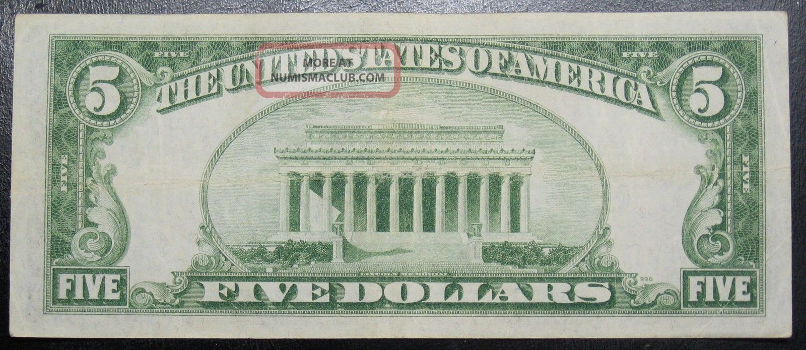 1934 A Five Dollar Silver Certificate Note Xf 0399a Pm3