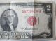 2 Dollar Jefferson Note With Red Seal 1953 Large Size Notes photo 2