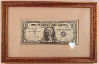 1935 D $1 Silver Certificate Courtesy Autograph By Us Treasurer Ivy Baker Priest photo