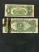 Two Dollar Doubler Us Two Dollar Bills 1917 & 1953 Small Size Notes photo 1