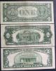 1957a $1 & 1953a $5 Silver Certificate + 1953a $2 United States Note (49253015a) Small Size Notes photo 1
