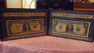 Limited Ed 1957a Silver Certificate & 2006 Two Centuries One Dollar Bills photo
