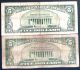 One 1928e $5 United States Note & One 1934a $5 Silver Certificate (g90097882a) Small Size Notes photo 1