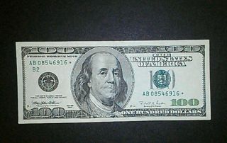 1996 $100 Dollars Circulated Replacement Note photo