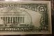 1977 $5 Dollar Bill Offset Transfer Error Federal Reserve Note Us Currency Paper Money: US photo 3