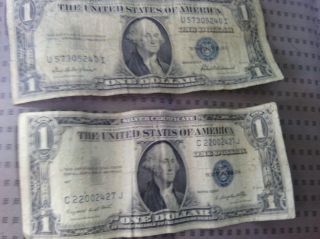 Silver Certificates 1935 G & F Series photo