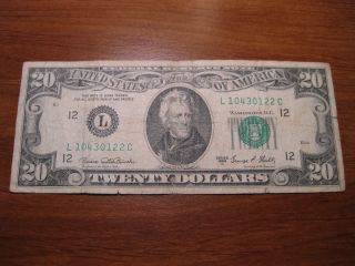 1969 20 Dollar Bill - San Francisco photo