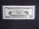 20$ 2004a Rare Star Low Printed 640,  000 C Cu Small Size Notes photo 2