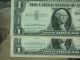 Two ' Uc ' Consectitve 1957 ' A ' $1.  00 Siler Cert ' S Sharp Crisp Small Size Notes photo 1