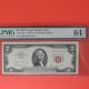 $2 1963 Legal Tender Star Note Fr 1513 Pmg 64 Epq Small Size Notes photo 7