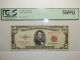 1953a $5 United States Note Fancy Serial Number : B 88664484a Small Size Notes photo 2
