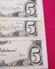 (3) $5 Five Dollar Silver Certificates Series 1934d,  1934c,  1953a Small Size Notes photo 3
