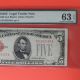 $5 1928 E Legal Tender Note Pmg 63 Epq Fr 1530 Julian/snyder Small Size Notes photo 11