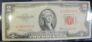 1953 B Red Seal United States Note (510e) photo