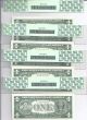 Silver Certificates 1957a Fr1620 4 Consec N - A - Gem - 67 Ppq 7936 - 7939 Small Size Notes photo 1