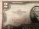1953 $2 Two Dollar Bill Us Note Red Seal Small Size Notes photo 2