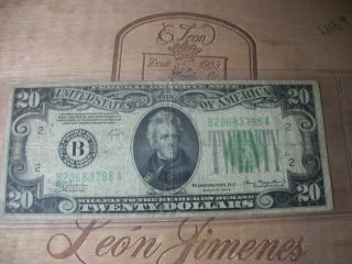 1934 Twenty Dollar Federal Reserve Note photo