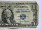 1935d One ($1.  00) Dollar Silver Certificate Blue Seal X Series Note Small Size Notes photo 3