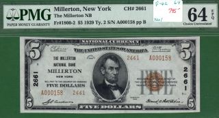 {millerton} $5 The Millerton Nb Of Millerton,  Ny Ch 2661 photo