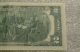 First Day Issue Green Seal Uncirc 2 Dollar Bill W Stamp Bi Centennial Mt Pros Il Paper Money: US photo 6