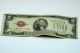 United States Two Dollars Bill Note,  Series Of 1928 G,  Red Seal Small Size Notes photo 1