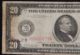 W - 2240 - B,  F - 953b 1914 $20 Large Size Red Seal Frn Federal Reserve Note Large Size Notes photo 4