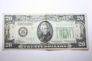 1934a Twenty Dollar $20 York Bank Note photo