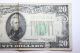 1934a Twenty Dollar $20 York Bank Note Small Size Notes photo 3