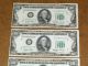 5 X 1950 $100 Frn Chicago Consecutive/ Sequential Small Size Notes photo 2